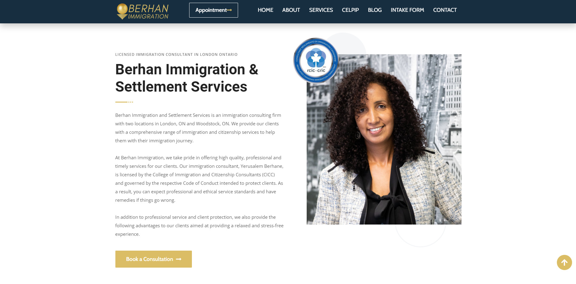 Immigration Consulting Website