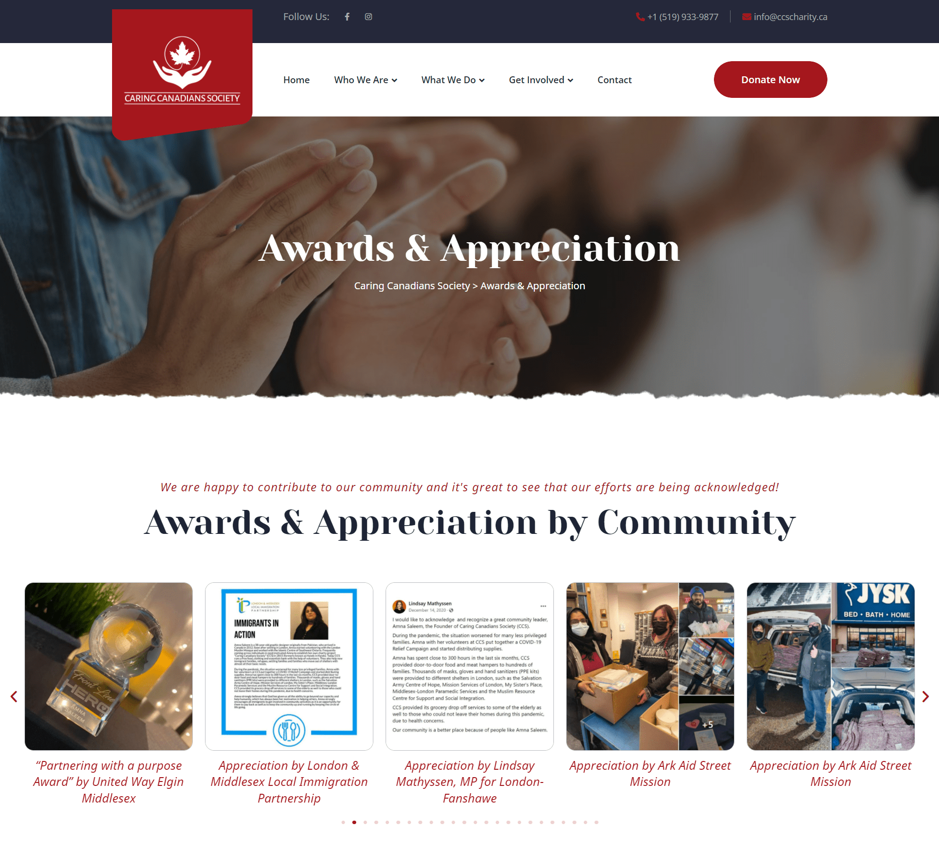 Charity Website
