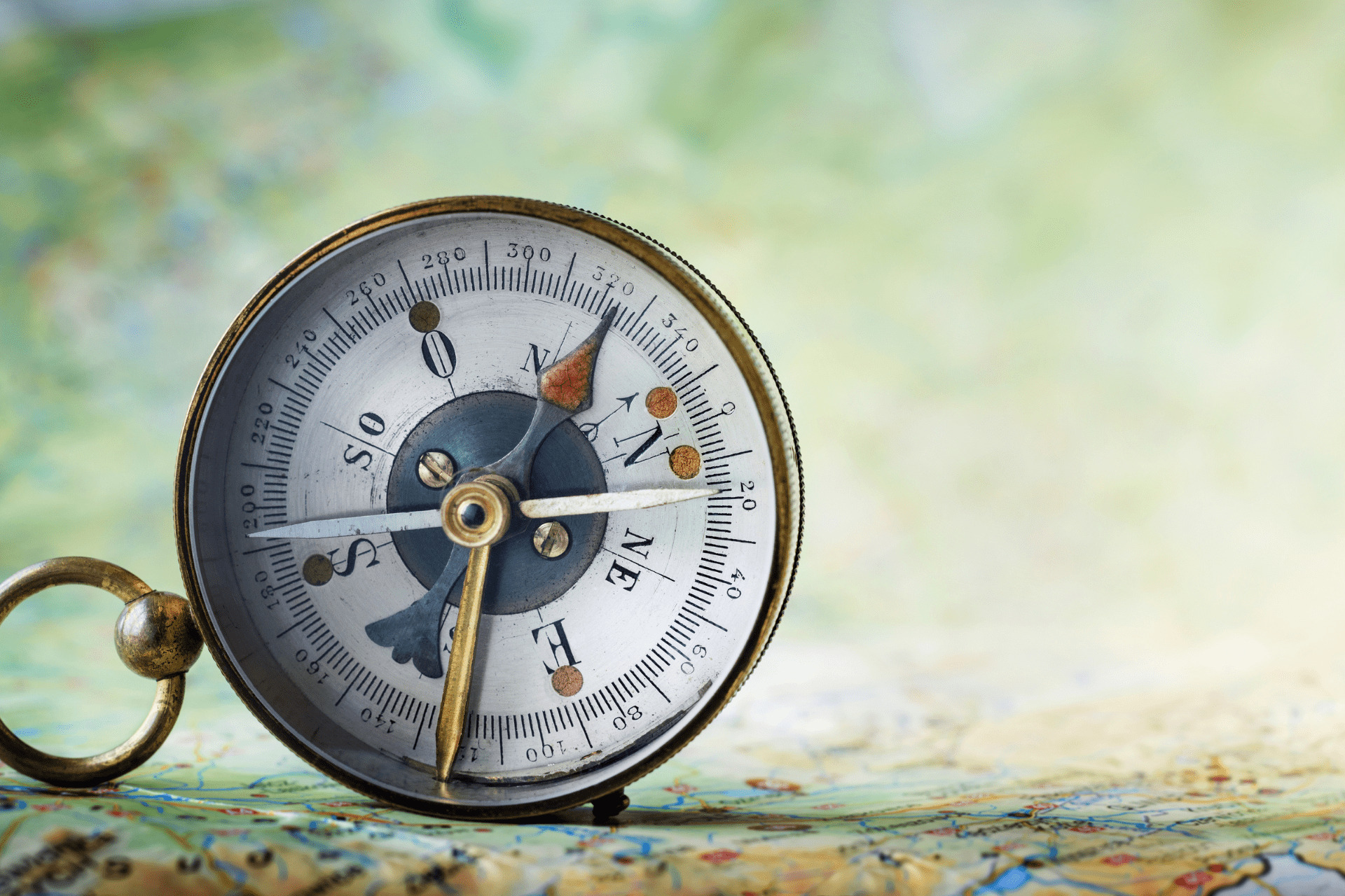 International Business Expansion Compass on Worldmap