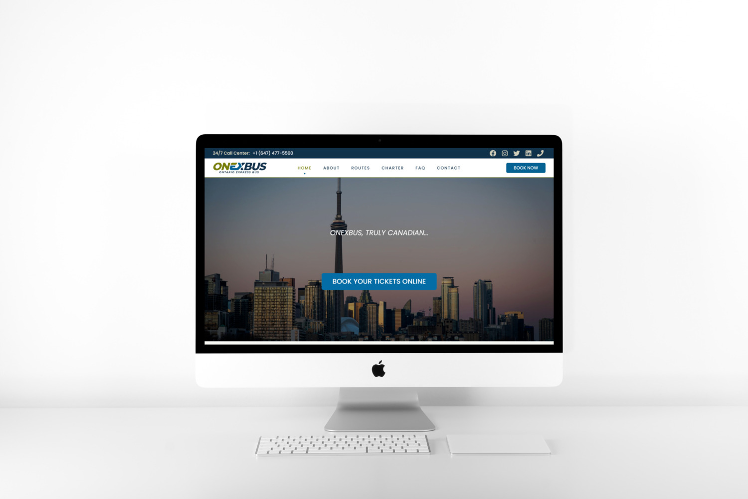 ONEXBUS Corporate Website Design